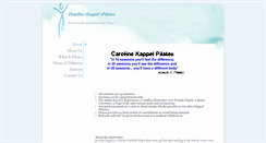 Desktop Screenshot of carolinekappelpilates.com